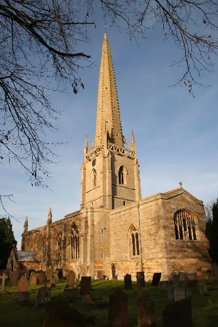 St Vincent's parish church, Caythorpe, Lincolnshire, seen from the southeast
