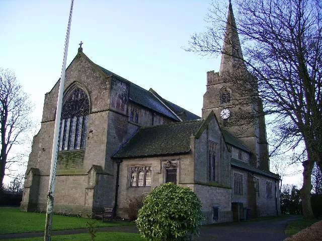 St. John the Baptist Church in Pilling, Lancashire, England.