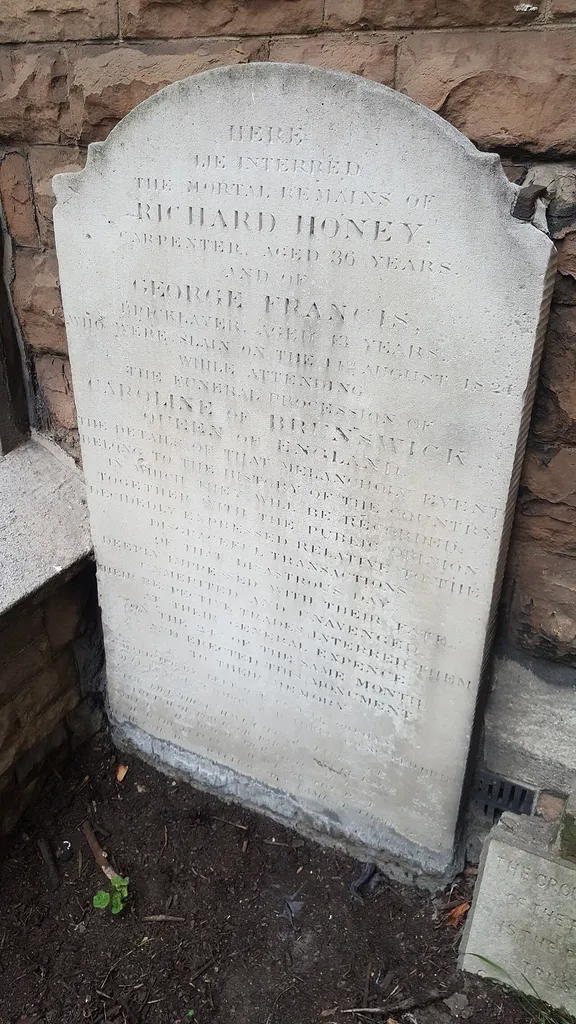 Tomb of Richard Honey and George Francis at St Paul's churchyard