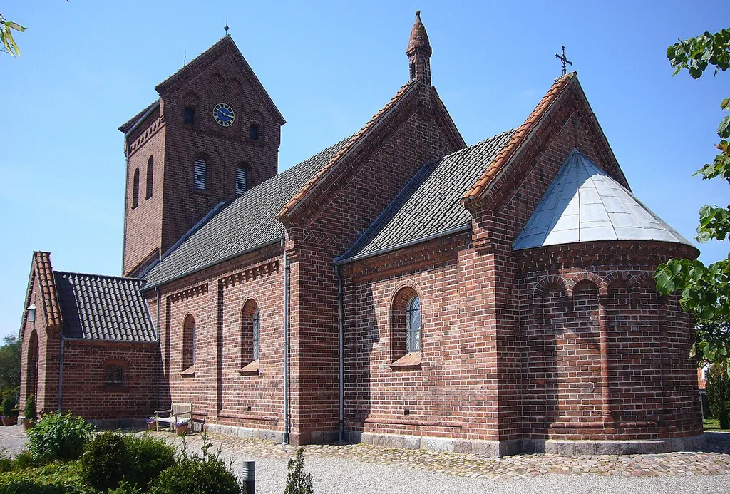 Vindinge Kirke, Roskilde County, Denmark.