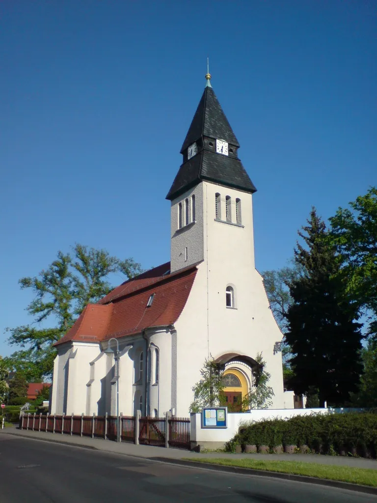 Die Kirche von Mölkau im Leipziger Ortsteil Zweinaundorf.