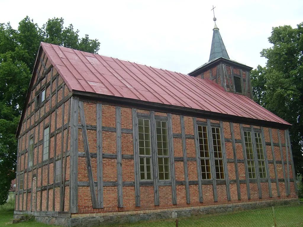 Wooden church of Saint Anna in Kocień Wielki, Poland.