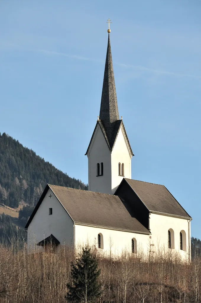 Subsidiary church Saint Stephen at Sankt Stefan, municipality Lurnfeld, district Spittal an der Drau, Carinthia / Austria / EU