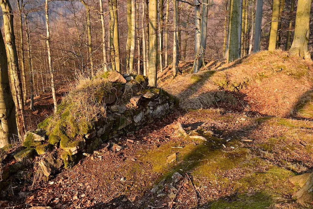 Fragment palácové zdi