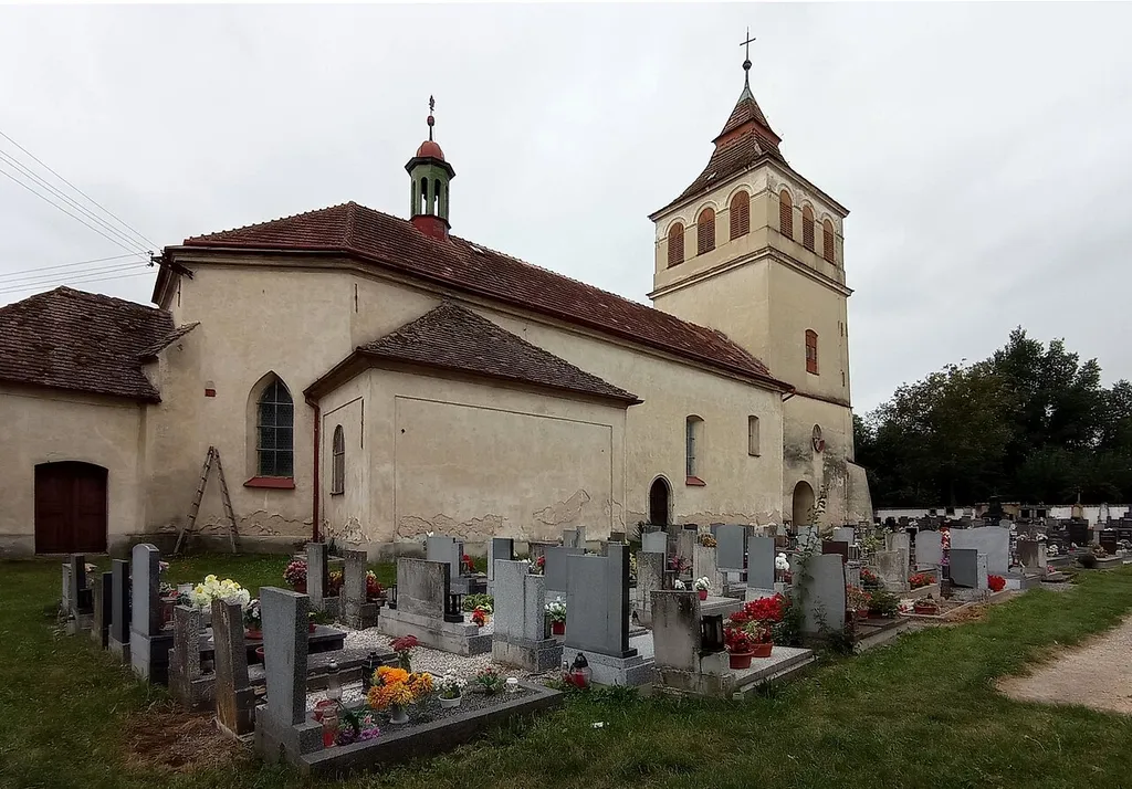 Cemetery in Knířov, Ústí nad Orlicí District of Pardubice Region, Czechia