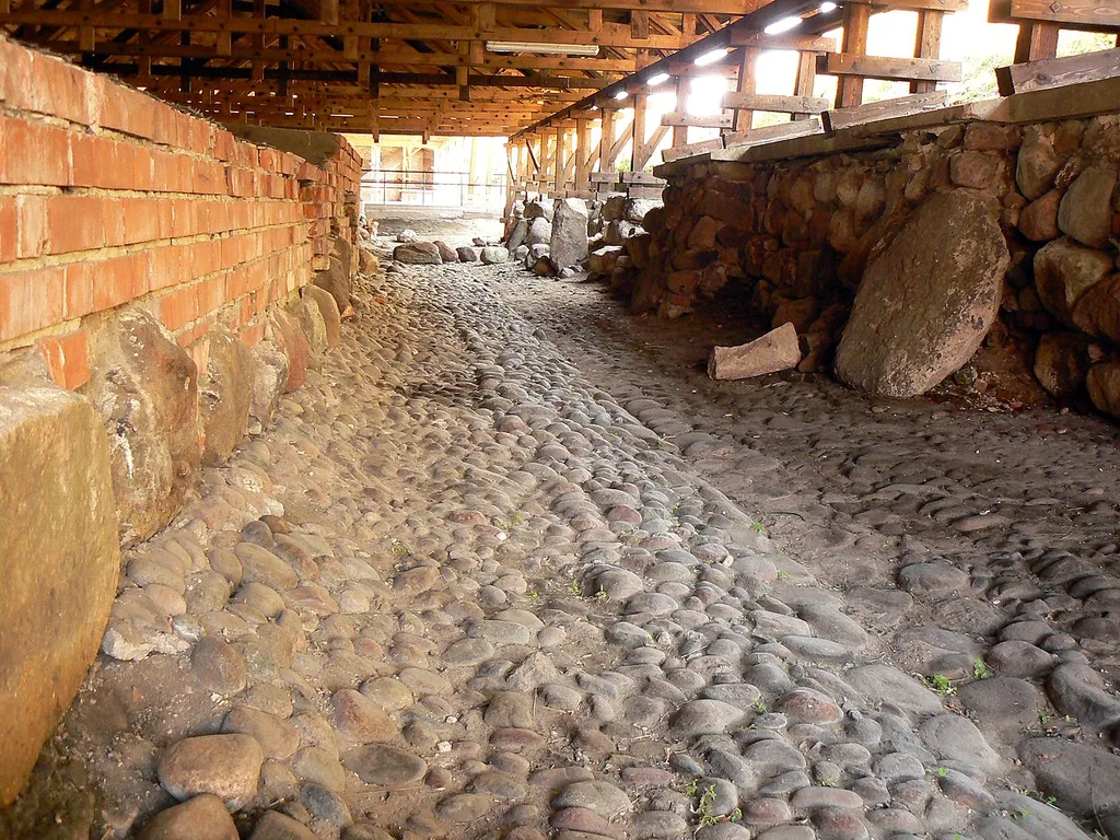 Oldest paving in Klaipeda (16th c.).