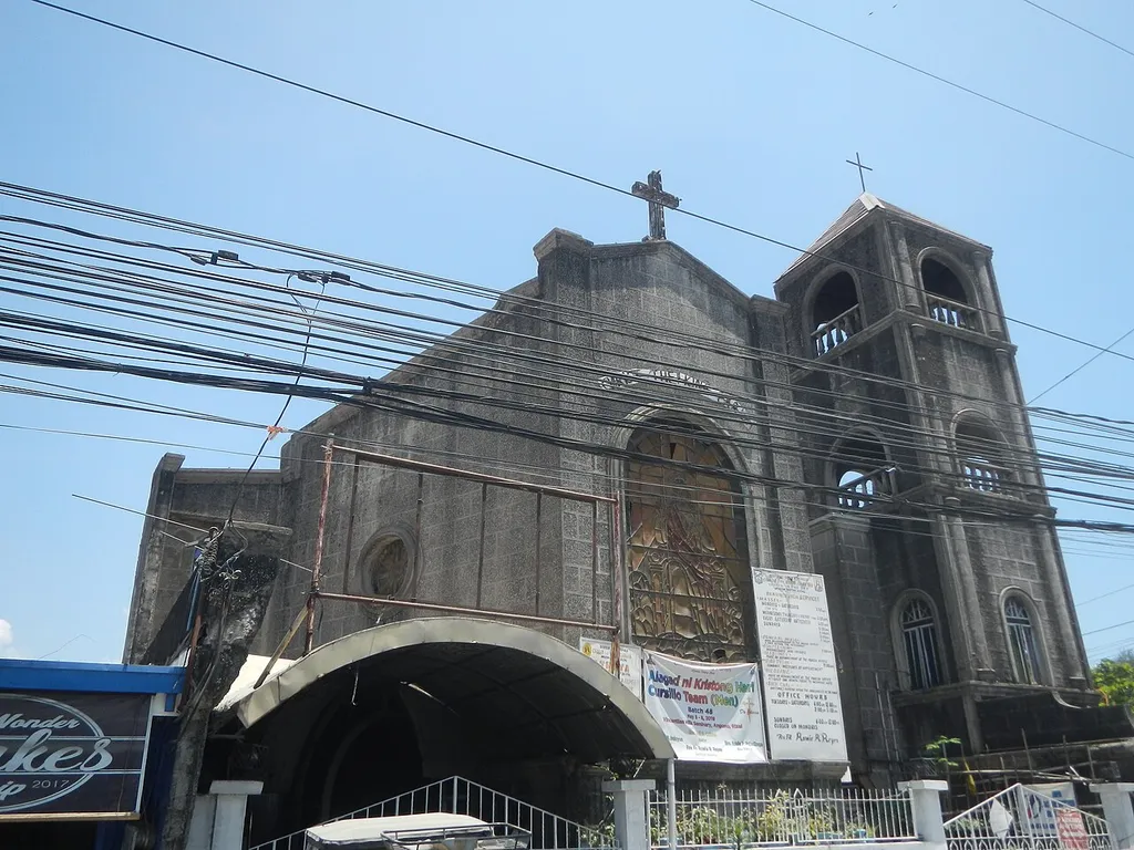 Iglesia Ni Cristo churches in Rizal Old Christ the King Parish "Church in the Sky" of Muzon (Manila East Road) The Church in the Sky Manila East Road; Manila East Road Barangays Muzon Muzon 14°32'45"N 121°8'43"E, Taytay, Rizal from Ortigas Avenue Extension (Cainta-Taytay, Rizal); Philippine highway network (Note: Judge Florentino Floro, the owner, to repeat, Donor Florentino Floro of all these photos hereby donate gratuitously, freely and unconditionally Judge Floro all these photos to and for Wikimedia Commons, exclusively, for public use of the public domain, and again without any condition whatsoever).