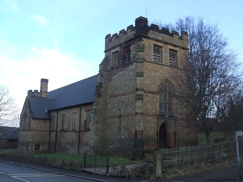 St Hilda's church, Hedgefield, near Ryton, Tyne and Wear, seen from the northwest