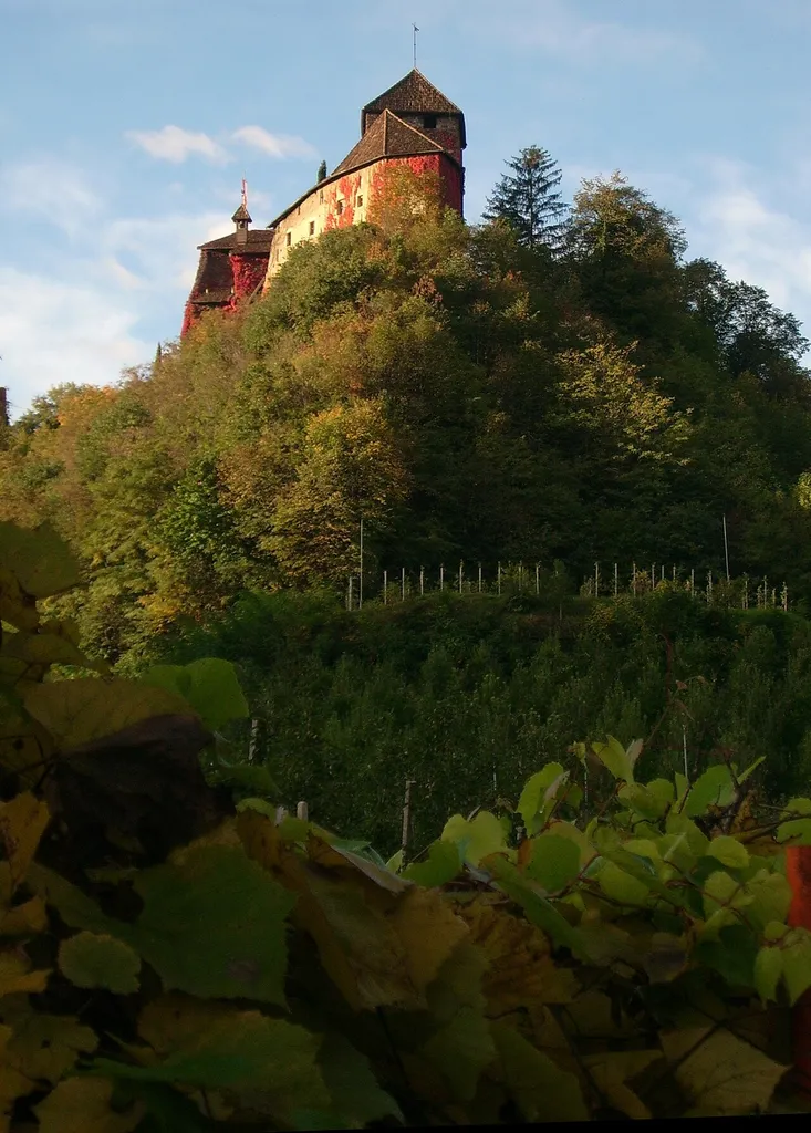 Castle Warth from the 13th century, located in Eppan, South Tyrol