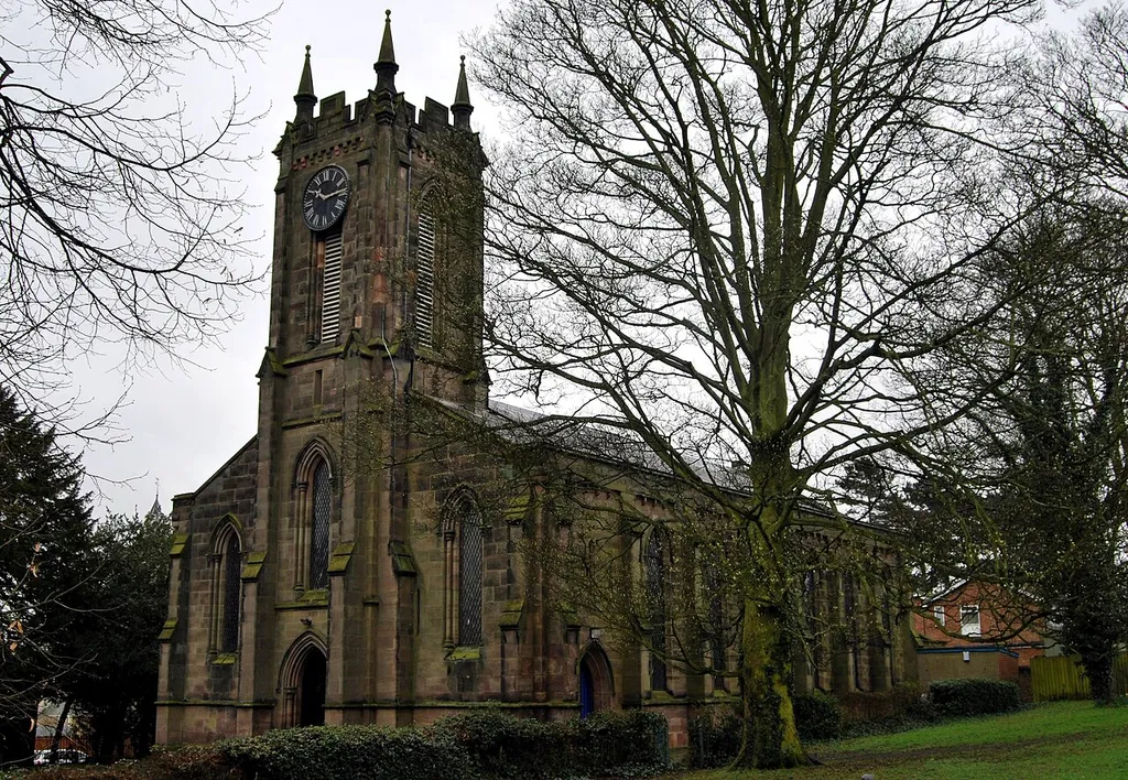 Holy Trinity parish church, Ashby-de-la-Zouch, Leicestershire, seen from the northwest