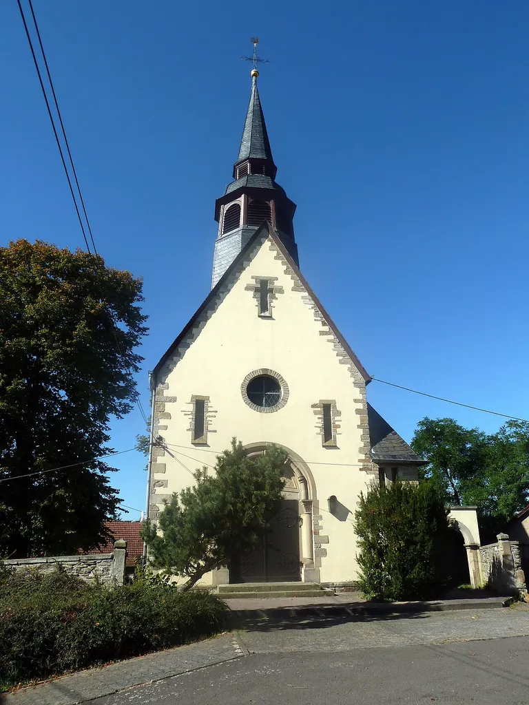 Ev. Kirche in Gebroth. Erbaut um 1906 durch August Senz