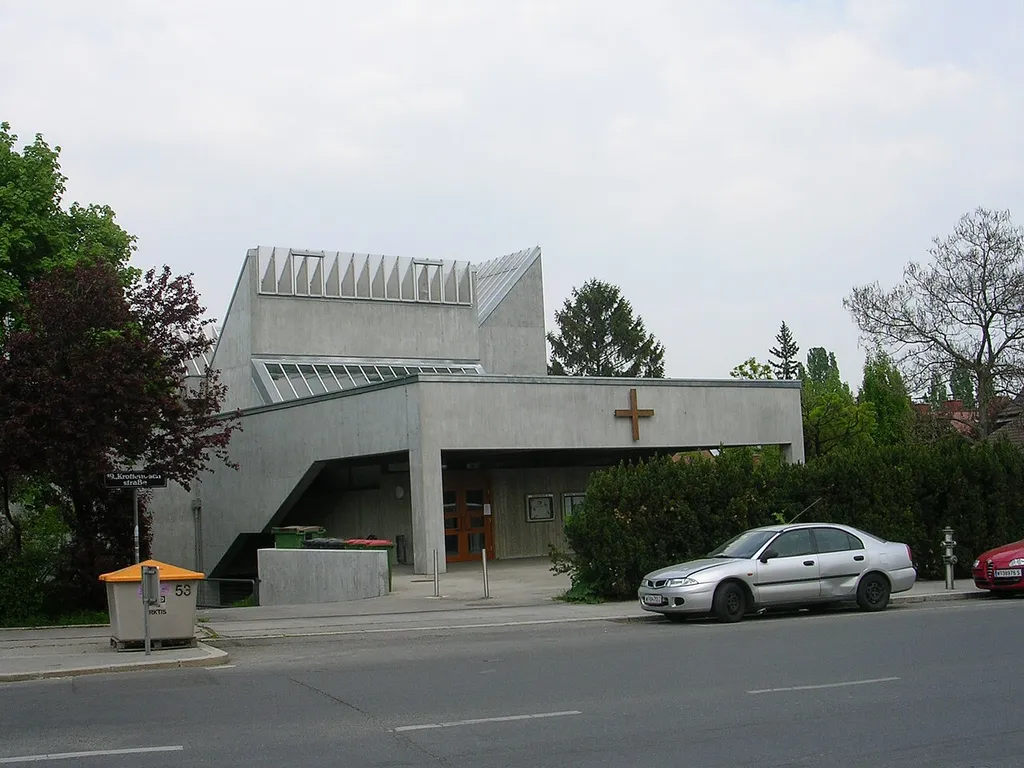 Pfarrkirche Glanzing von der Krottenbachstraße gesehen This media shows the protected monument with ObjektID 52615 in Austria. (Commons, de, Wikidata)