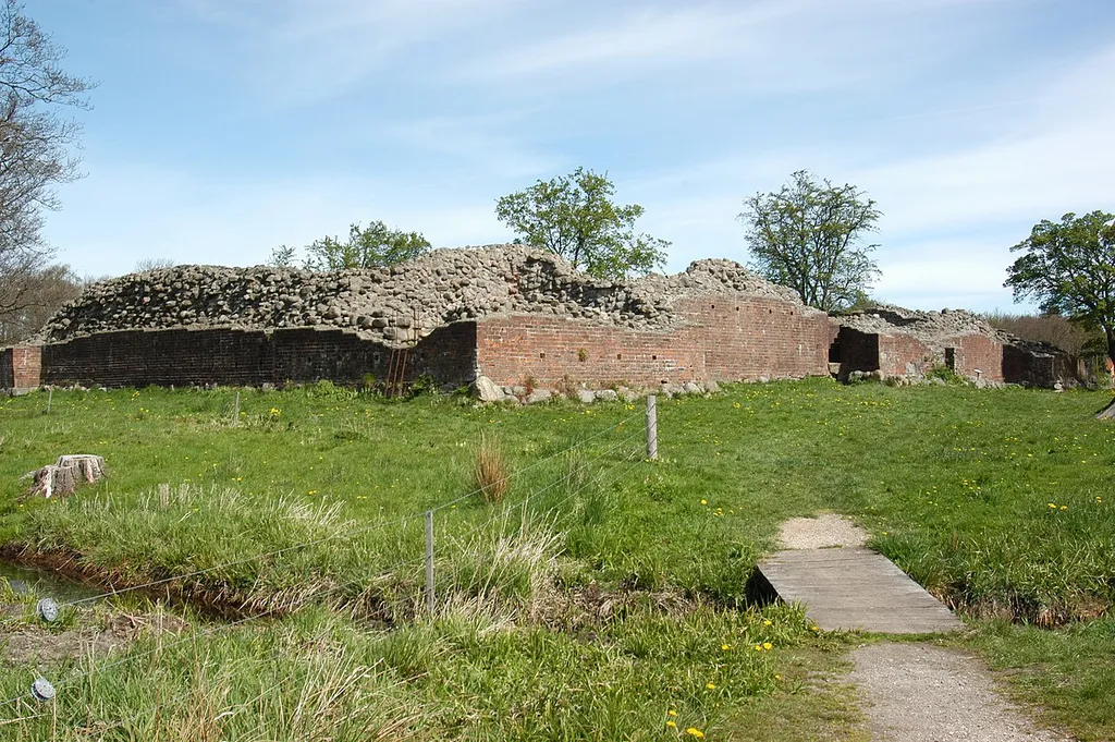 Gurre Slot - Ruine de l'ancien château de Valdemar à Gurre-Danemark