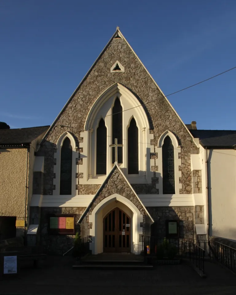 Methodist Church, Brunswick Place, Dawlish, Devon, seen from the north