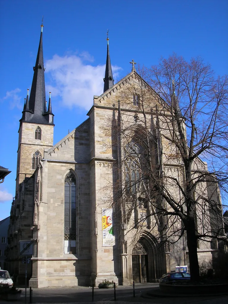 Die Johanneskirche in Saalfeld (Thüringen).