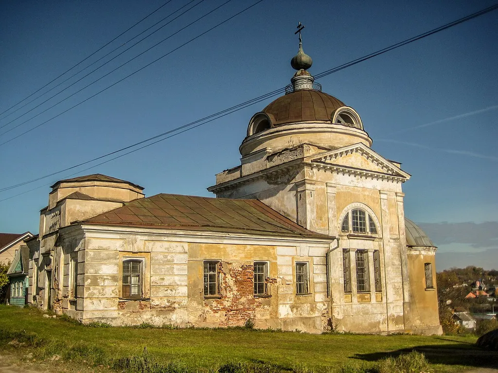 Church of the Resurrection of Christ, 1764-1779, 1823: Gruzinskaya Street, 7-a. Torzhok, Tver Region.
