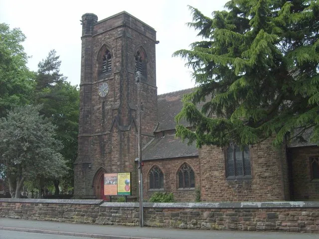 St Philip's parish church, Church Road, Penn Fields, Wolverhampton, seen from the southeast