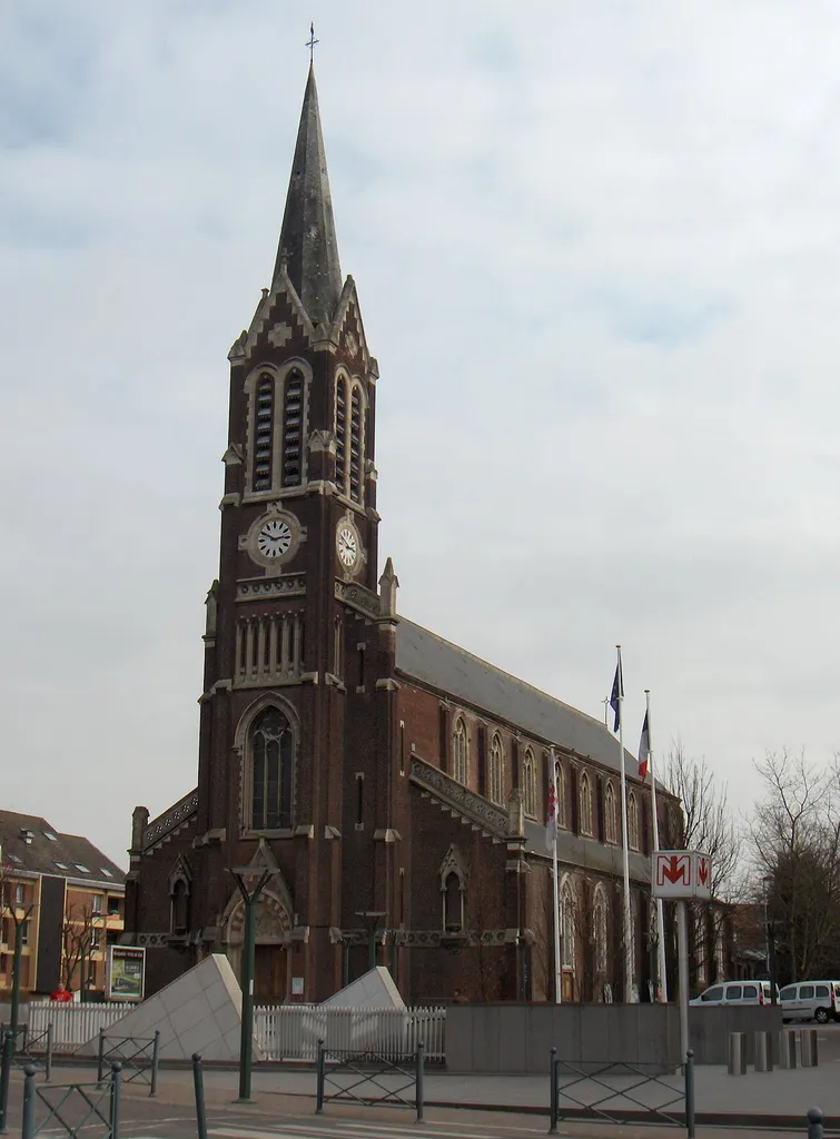 Wasquehal (France, dépt. Nord): église Saint-Nicolas (XIXe siècle)
