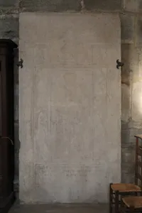 Dijon St Benigne cathedral, Claude Lefèvre ledger stone