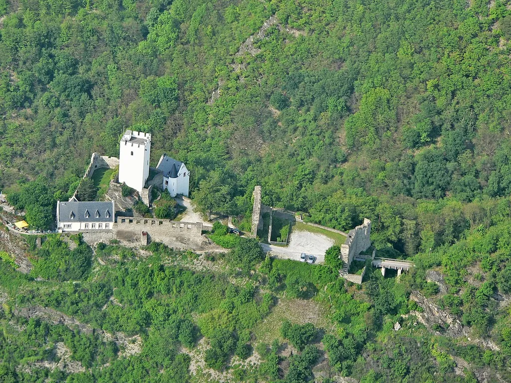Air photograph of Sterrenberg Castle, Germany