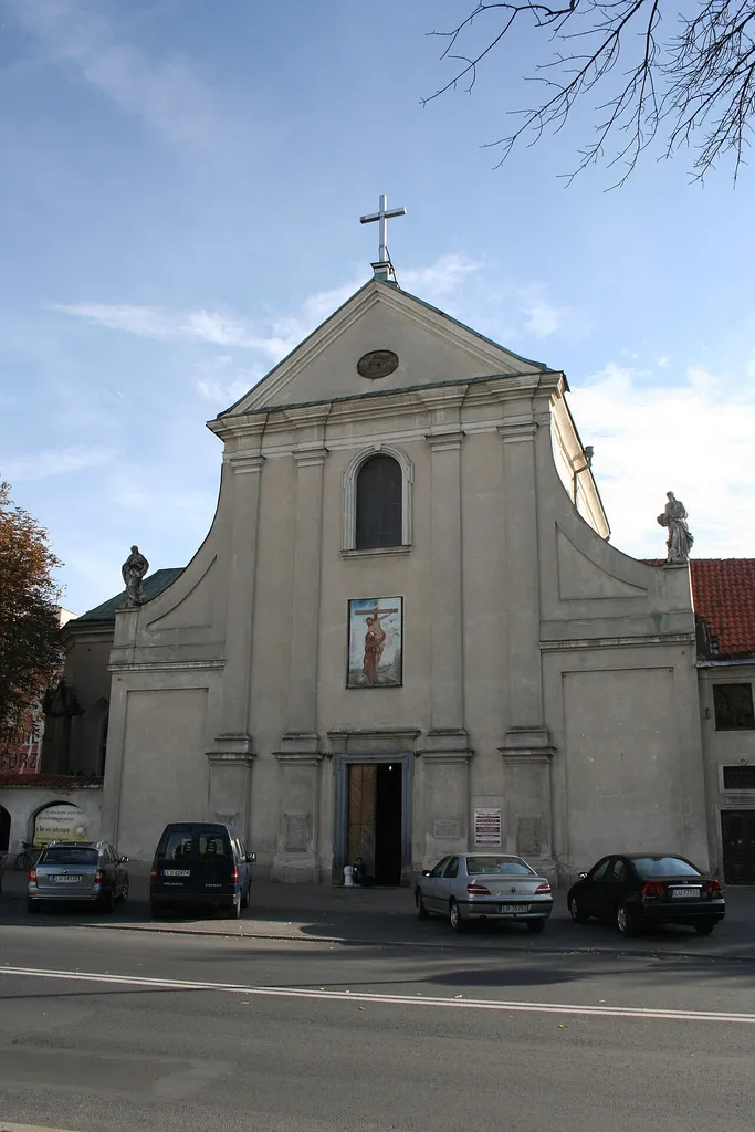 Lublin, ul. Krakowskie Przedmieście 42 - kościół p.w. śś. Piotra i Pawła (z kaplicą p.w. NMP) w zespole klasztornym kapucynów (zabytek nr A/498 z 14.05.1971)