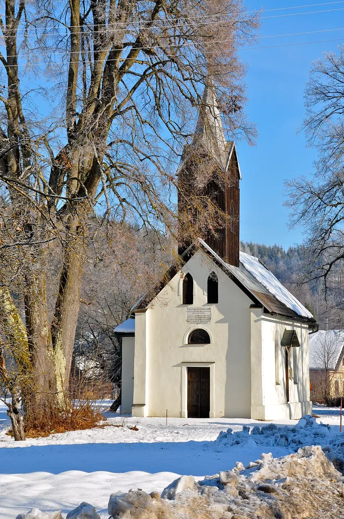 Subsidiary church Holy Augustinus at Saint Lambrecht, municipality Rosegg, district Villach Land, Carinthia, Austria