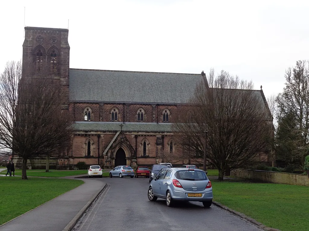 St. John the Evangelist Church, Bilton, Harrogate, North Yorkshire. Taken on the afternoon of Saturday the 25th of January 2014.