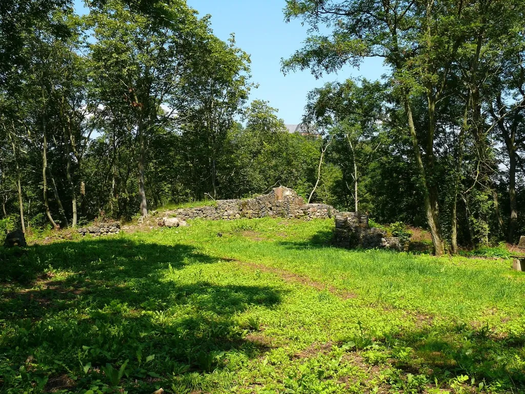Burgruine Wenigenburg - Vorburg des Schlosses Amöneburg