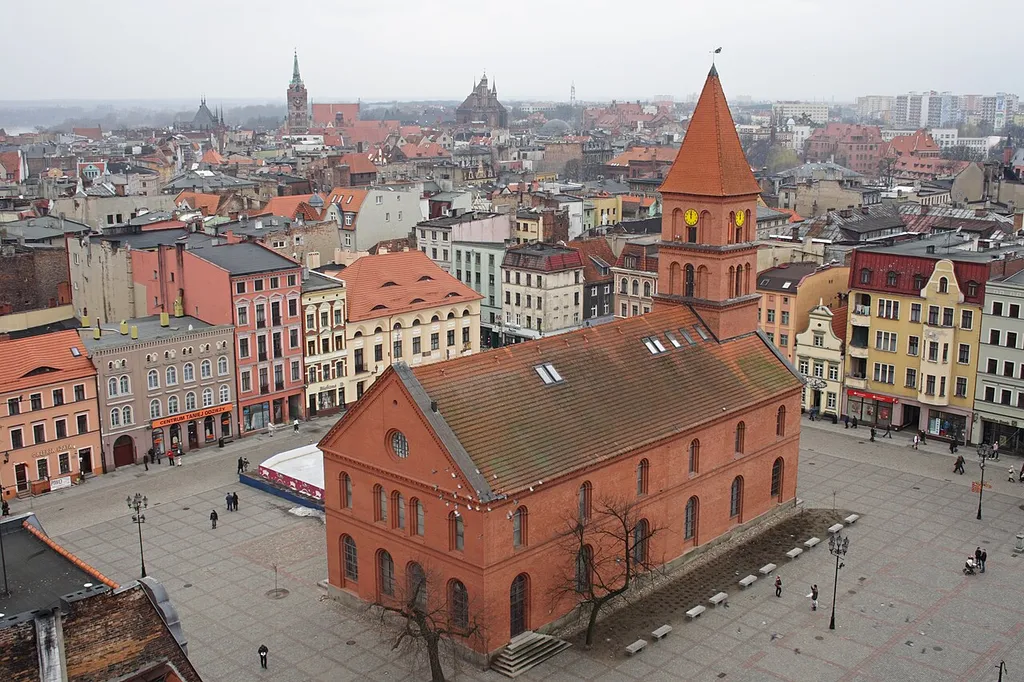 Rynek Nowomiejski (New-Town Market Square), seen from the tower of St. James' church