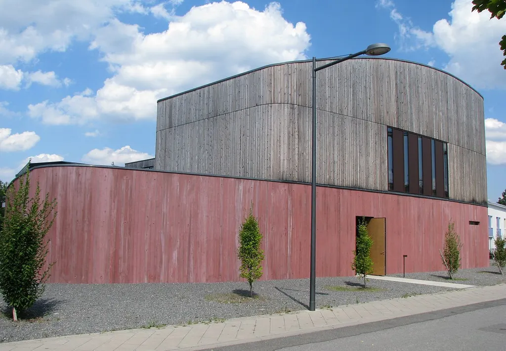 Lukaskirche der Christengemeinschaft in Heidelberg-Wieblingen, erbaut 2009-2011, Architekten: AAg Loebner Schäfer Weber BDA