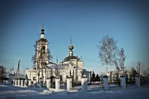 Resurrection church, Tolpygino
