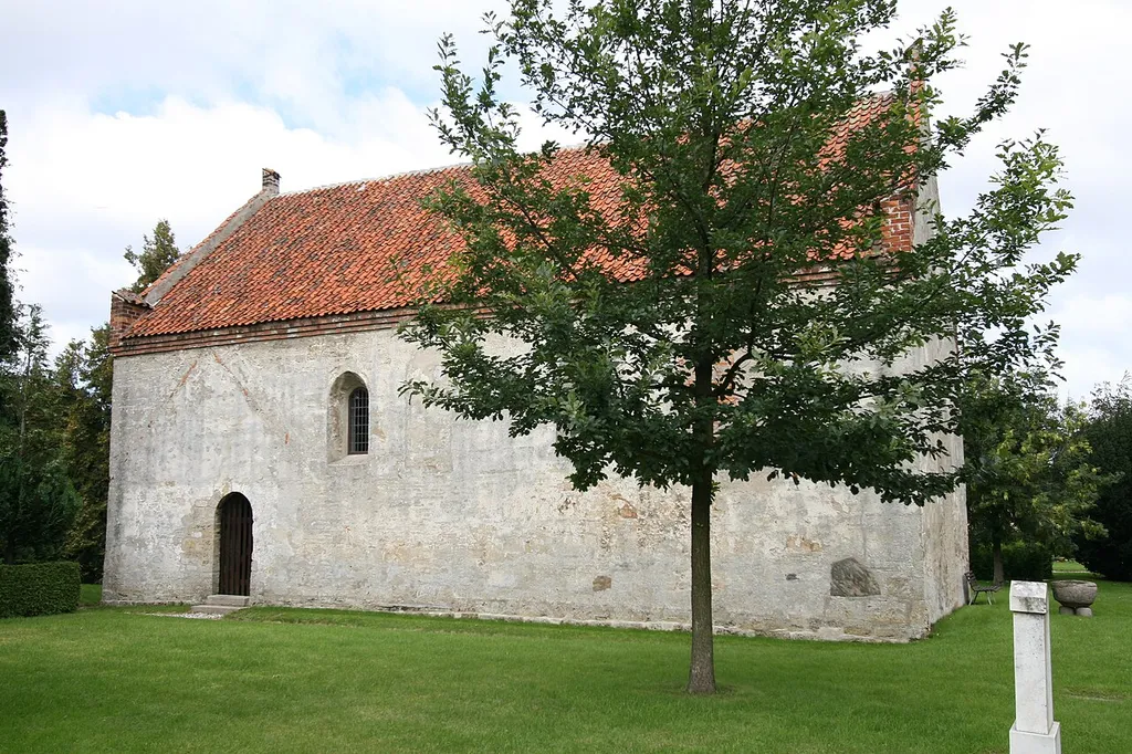 Sankt Ibs Kirke in Roskilde, Denmark. Exterior.