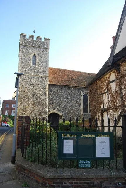 St Peter's church, Canterbury One of Canterbury's many old churches.
