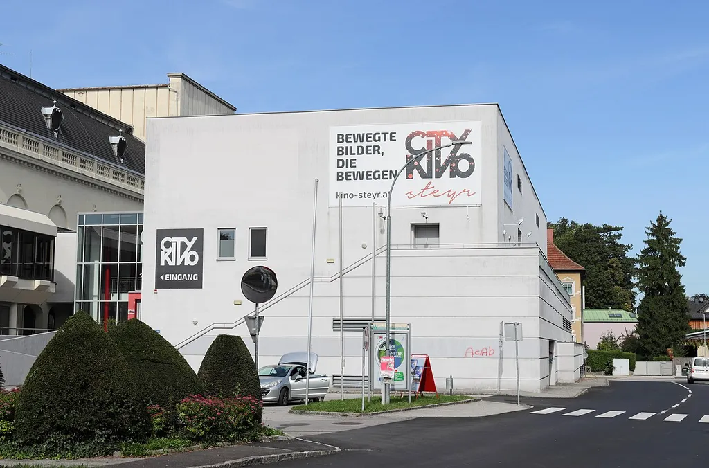 Das City Kino in Steyr, Stelzhamerstraße 2b.