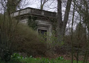 Eingangsbauwerk des Hochbehälter auf dem Burgberg