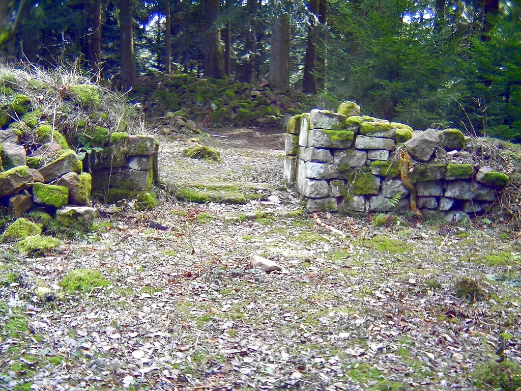 gemauerte Türöffnung innerhalb der Willenburg, Schiltach