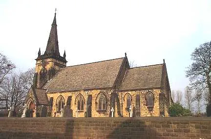 St Paul's parish church, Brierley, South Yorkshire, seen from the southwest