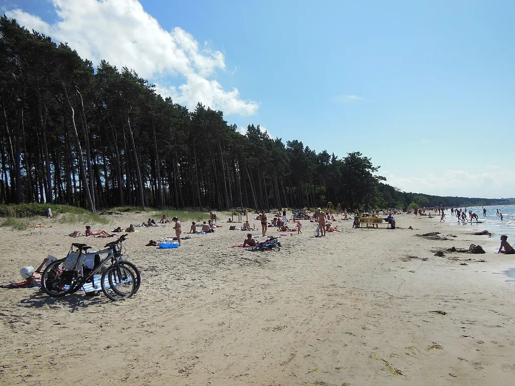 Pirita beach in Tallinn, Estonia.