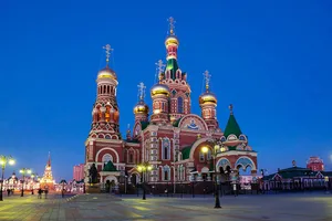 Annunciation Orthodox cathedral in Yoshkar-Ola