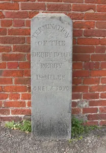 Marker Stone To Left Of Former St Marys Church Of England School