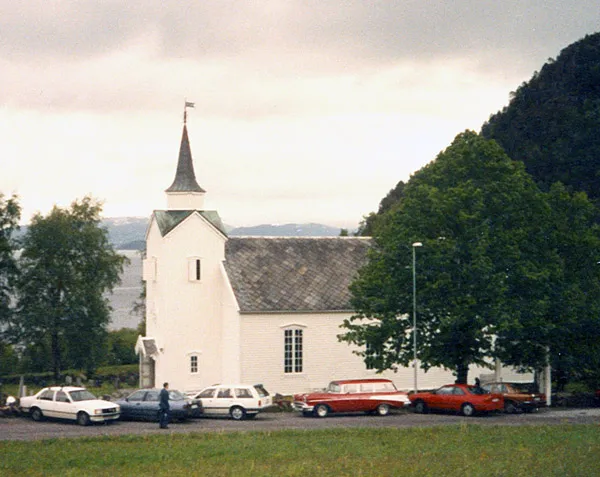 The church in Vågstranda, Rauma, Norway