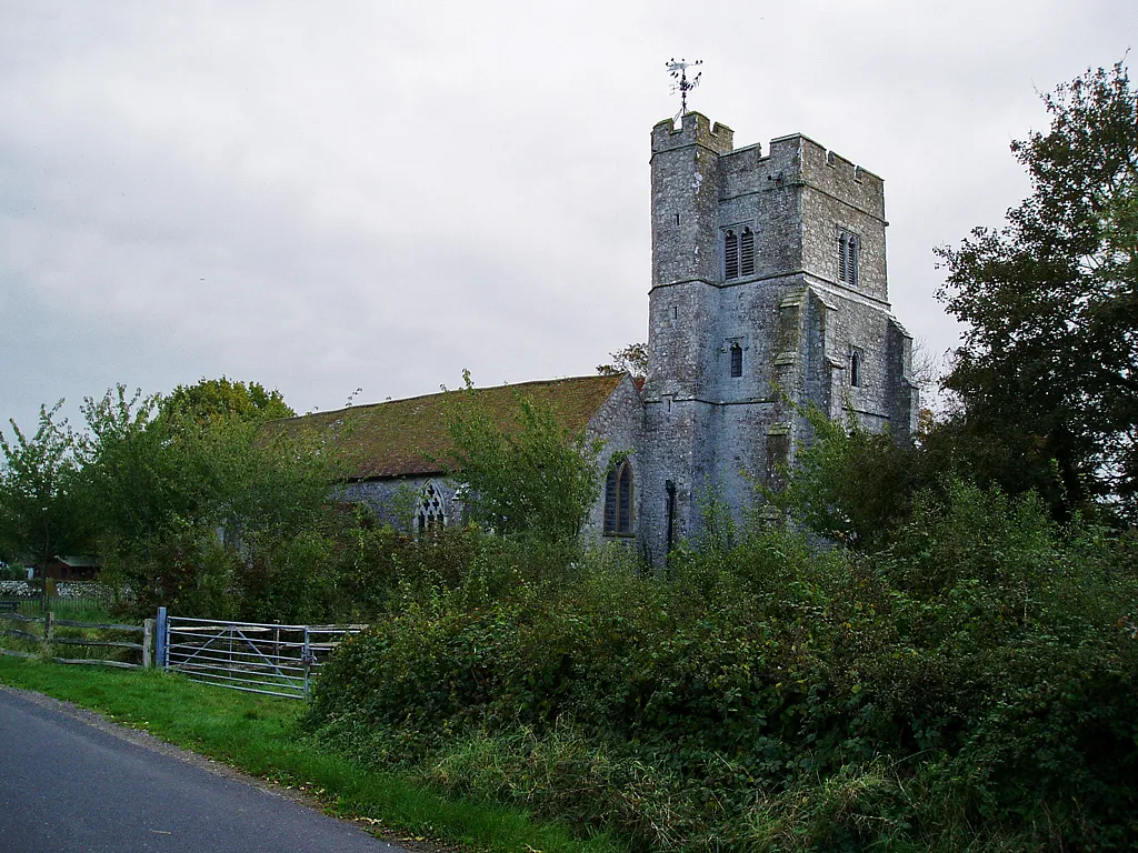 The church of St Peter &amp; St Paul at Newchurch on Romney Marsh, Kent.