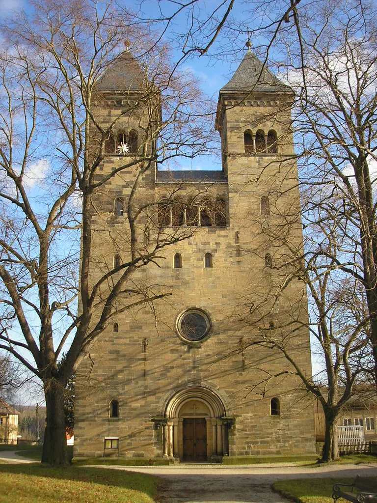 Die Klosterkirche in Bad Klosterlausnitz (Thüringen).