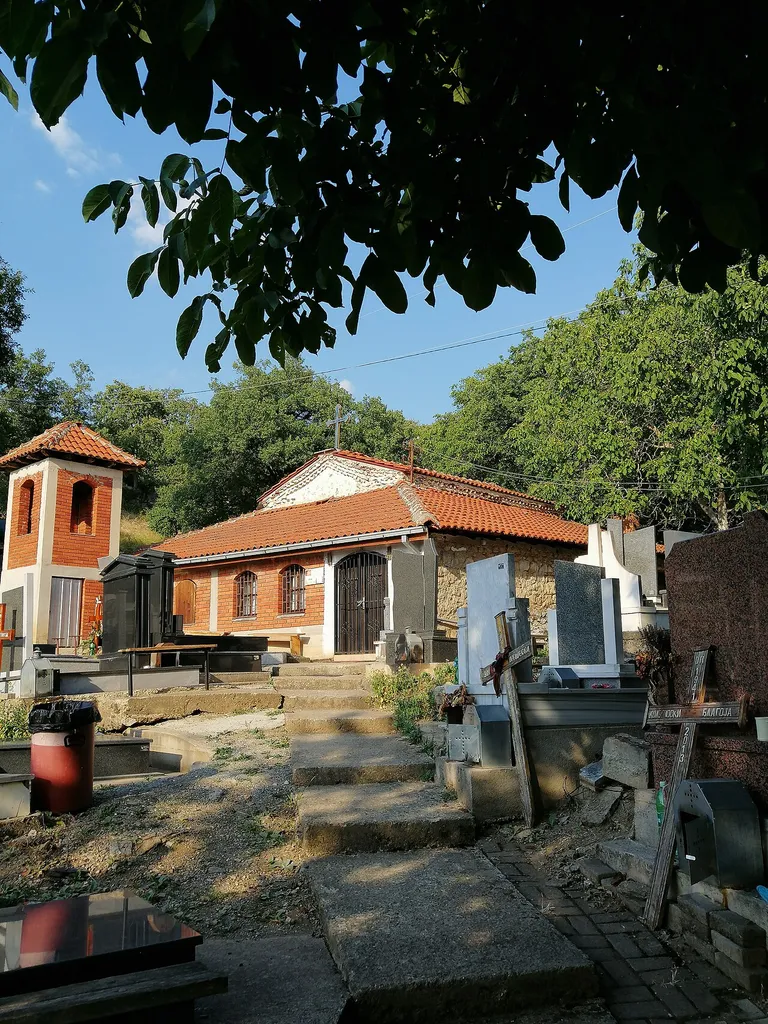 View of the Church of the Ascension of Jesus in the village Leskoec
