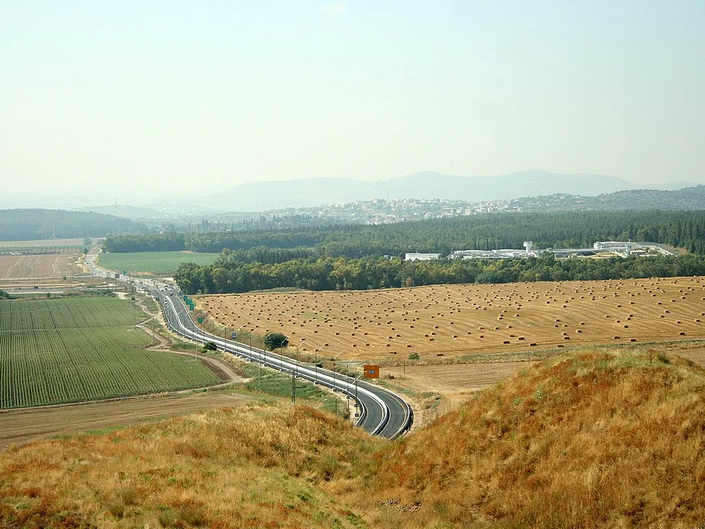 View from Meggido Hill to Meggido Junction