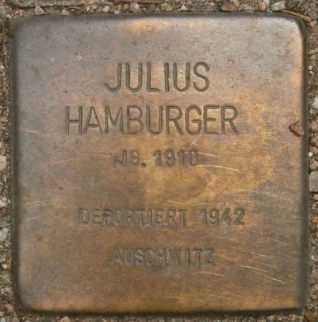 Stolperstein für Julius Hamburger