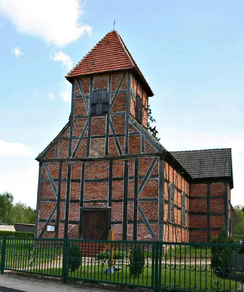 Town church of Ahrensberg (part of Wesenberg in Mecklenburg, Northern Germany). The timber framed church was built in 1767.