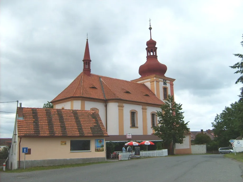 Baroque church in klučenice.