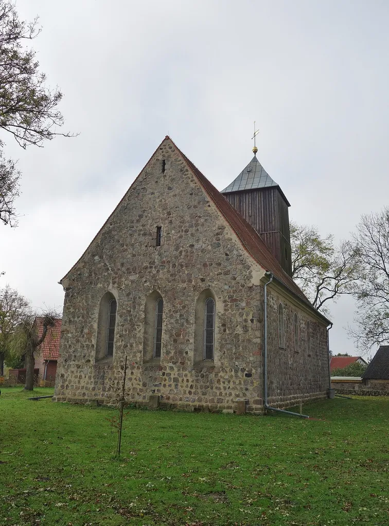 North-eastern view of church in Klosterwalde, Templin municipality, Uckermark district, Brandenburg state, Germany