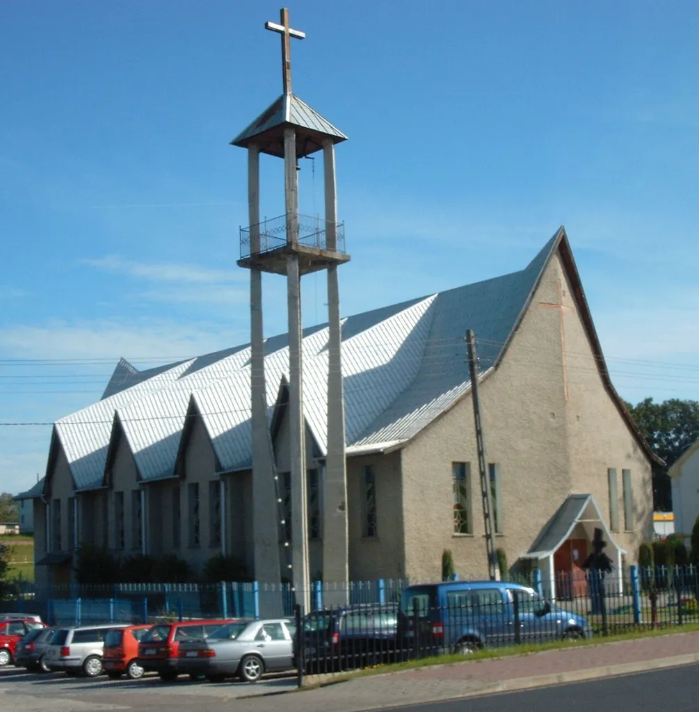 Newly built church in Łęknica